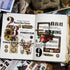 Diuhofart 900+ Mini Scrapbook Washi Stickers for Journaling, 50 Sheets Vintage Sticker Book, Ephemera for Junk Journal Supplies Bullet Journals, S...