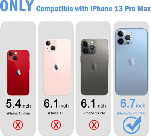 Compatible with iPhone 13 Pro Max Case, Clear Glitter Sparkle Bling Slim Bumper Cover Soft Shockproof Phone Cases for iPhone 13 Pro Max (6.7 inch)...