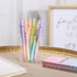 Mr. Pen- Retractable Gel Pens, 6 Pack, Gradient Color Barrels, Black Gel Pens, Fast Dry, Gel Pens Fine Point 0.5mm, Retractable Pens, Cute Pens, G...