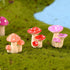 Miniature Fairy Garden Accessories, 8 Pcs Miniature Mushroom Figurines Cake Toppers Micro Landscape Garden Decoration for DIY Miniature Craft Deco...