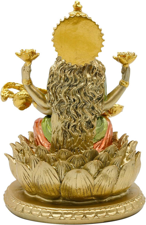 Hindu Goddess Saraswati Idol - 6.5" H Knowledge, Music, Arts Goddess Sarswati Statue Indian Diwali Gifts for Home Mandir Altar Pooja Item...