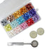 Sealing Wax Beads Colorful Macarone 380Pcs with 2PCS Tea Candles and 1 PCS Wax Melting Spoon...