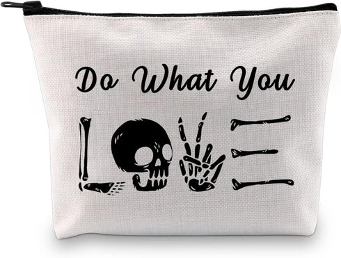 Radiology Makeup Bag Xray Gift Radiologist Gift Rad Tech Cosmetic Bag Radiology Gift Thank You Gift Student Graduation Zipper Pouch (Do What You l...