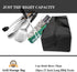 BBQ storage bag, outdoor barbecue bag, barbecue tool storage bag, barbecue hardware tool barbecue bag, suitable for camping and hiking barbecue, e...