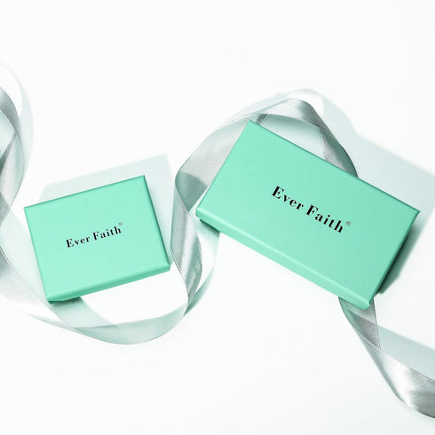 EVER FAITH Lucky Evil Eye Blue Austrian Crystal Brooch Pin...