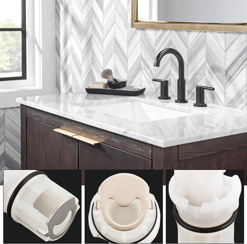 RP25513 faucet stem assembly Replacement Kit for two handle faucet repair kit, Includes RP4993 Seats and Springs, 2 Pack...