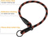 BronzeDog Rope Pro Training Dog Collar Braided No Pull Quick Release Round Lead Collars for Dogs Small Medium Large Puppy (M - 19.7" Long, Orange)...