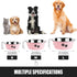 Stainless Steel Dog Bowls, Nonslip Rubber Bottom No Spill Proof Skid Metal Insulated Dog Bowls for Large Medium Small Breed Dogs (Pink, 6.6 Cups/5...