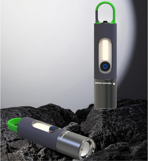 Zoomable LED Flashlights Powerful with COB Sidelight & Hook, 4 Modes 1000 Lumens, IPX4 Waterproof & Type-C Tactical Small Lantern Flashlights for ...