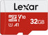 Lexar E-Series 32GB Micro SD Card, microSDHC UHS-I Flash Memory Card with Adapter, 100MB/s, C10, U1, A1, V10, Full HD, High Speed TF Card...