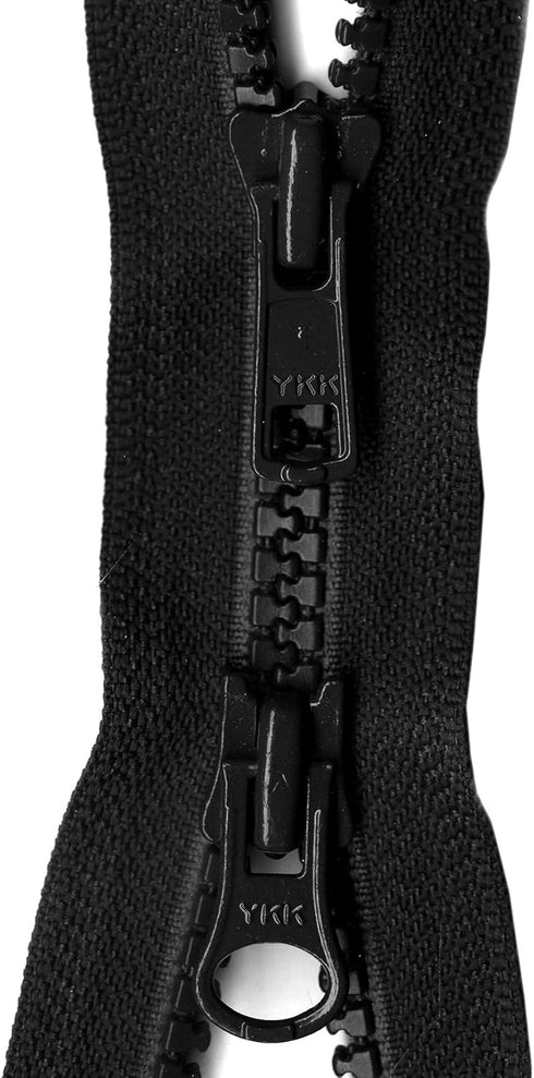 YKK Vislon 2-Way Separating Zipper, 36", Black...