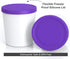 BALCI - Premium Ice Cream Containers (2 Pack - 1 Quart Each) Perfect Freezer Storage Tubs with Lids for Ice Cream, Sorbet and Gelato! - Purple...