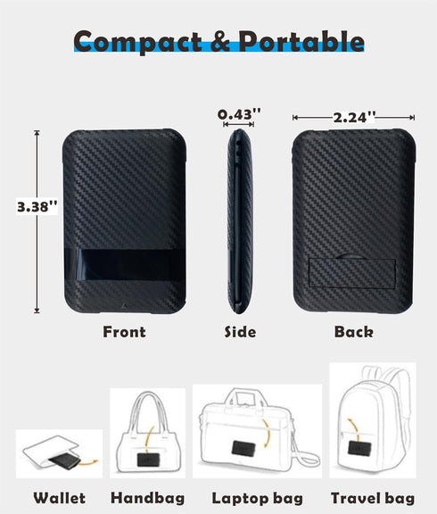 USB Type C to C Charging and Data Transfer Cable with 3 Adapters Combination Set in Credit Card Size Case...