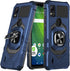 for Cricket Icon 5 Case, with Tempered Glass Screen Protector Heavy Duty Protection Technology Built-in Kickstand Rugged Shockproof Protective Pho...