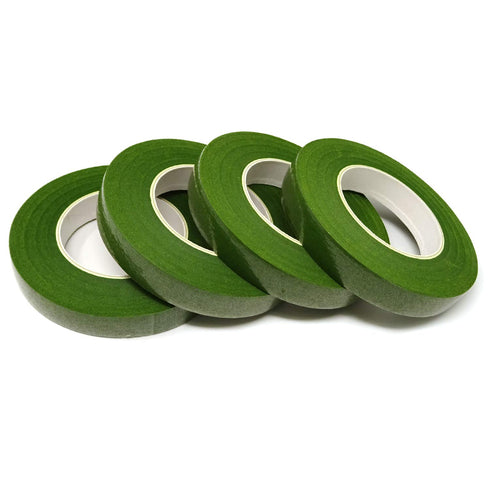 Honbay 4 Rolls 1/2" Wide 30Yard/Roll Floral Tapes for Bouquet Stem Wrap Florist Craft Projects (Light Green)...