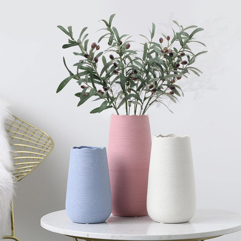 SHACOS 4 PCS 28 inch Artificial Olive Branches for Vases Greenery Olive Stems Faux Tree Branch Twig for Home Wedding Shop Office Garden Decor DIY ...