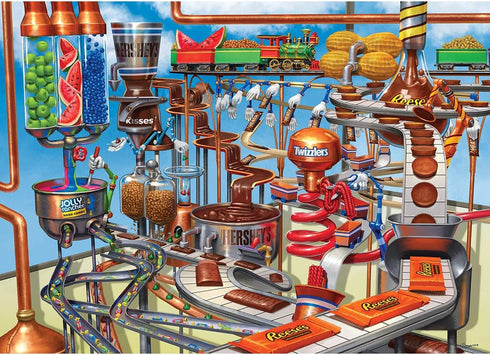 MasterPieces 1000 Piece Jigsaw Puzzle for Adults, Family, Or Youth - Hershey's Chocolate Factory - 19.25"x26.75"...