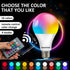 Bestview RGB LED Light Bulb, Color Changing Light Bulbs with Remote Control, RGBW Warm White 5W E27 Screw Base,Mood Flood E26 Light Bulb-16 Color ...