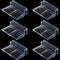 OIIKI 6 PCS Aquarium Glass Cover Clip, Clear Acrylic Support Holder, Aquarium Lid Clips Clamps, for Aquarium Fish Tank (6mm)...