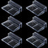 OIIKI 6 PCS Aquarium Glass Cover Clip, Clear Acrylic Support Holder, Aquarium Lid Clips Clamps, for Aquarium Fish Tank (6mm)...