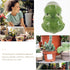 Frog Succulent Pot Cute Animal Pen Holder Cup Ceramic Funny Frog Statue Planter Novelty Cactus Flower Pot for Miniature Plant Holder Home Garden O...
