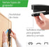 Novus B2 re+New Stapler, 25 Sheet Capacity, Made of 95% Recycled Plastic, German Engineered, Staple|Pin|Tack, 10 Yr. Warranty, Black re+New Specia...