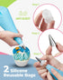 Kootek 32-Piece Piping Bags and Tips Set with 24 Icing Piping Tips, 2 Reusable Pastry Bags 12 Inch, Reusable Piping Icing Bags and Tips, Cake Deco...
