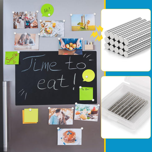 Small Magnets, 900 Pack Refrigerator Magnets 4x2mm Rare Earth Magnets Neodymium Magnets for Crafts, Whiteboard, Kitchen Cabinet...