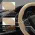 XCBYT Car Steering Wheel Cover - Stitch Steering Wheel Wrap Thin PU Leather Steering Wheel Cover Sewn on 14.5-15" Wrap for Man Women...