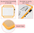 Mr. Pen- Dry Erase Board, 14” x 11” with a Black Dry Erase Marker, Orange Frame, Small White Board, White Board for Kids, White Board for Students...