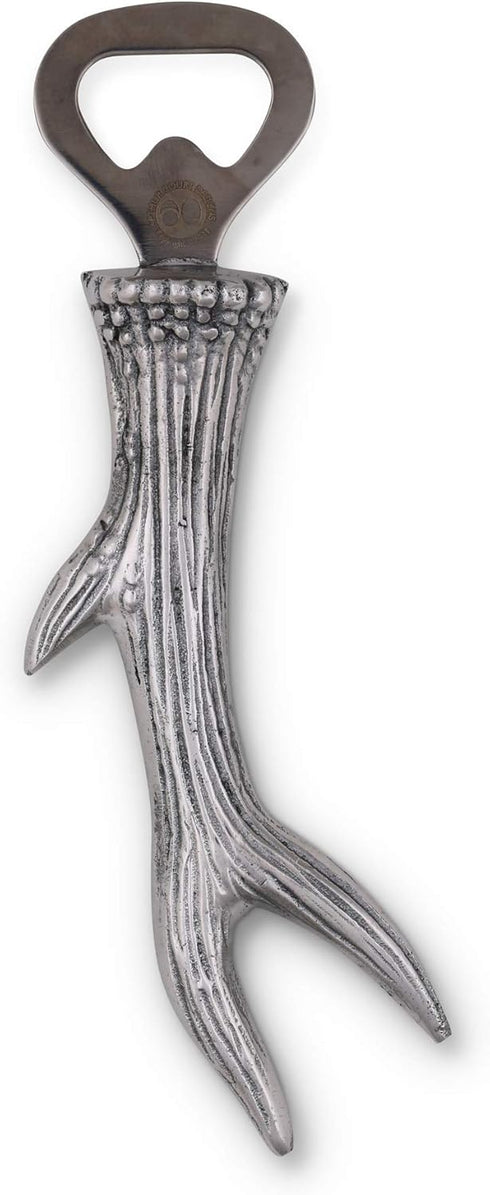 Arthur Court Aluminum Deer Antler Bottle Opener - Rustic Stag Beer Bottle Openers For Men Forged Stainless Steel Head Unique Bottle Opener Cool Ru...