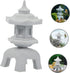 Micro Landscape Decoration Fish Tank Ornaments Miniture Decoration Asian Decorations Chinese Temple Statue Zen Garden Accessories Mini Pagoda Figu...