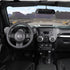 SEG Direct Car Steering Wheel Cover for F-150 Tundra Range Rover 15 1/2" - 16", Black Microfiber Leather...