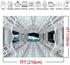LYWYGG 7x5ft Space Backdrop Spaceship Photography Background Galaxy War Universe Backdrops CP-36...
