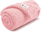 Luciphia Premium Fleece Dog Puppy Blanket Soft Pet Sherpa Calming Cat Blanket Throw for Small Medium Dog Cat(Pink,30x20 inches)...