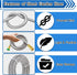 Short Water Hose 3 feet, 3/4'' GHT Female to Male Metal Water Hose, 3ft Garden Hose with Female to Female Metal Connector, Flexible & Lightweight ...
