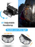 Lsnisni 9 LED Headlamp 2 Pack, 2000 Lumen Super Bright Head Lamp with 6 Modes, IPX5 Waterproof Head Light, Lightweight Head Flashlight for Kids Ad...