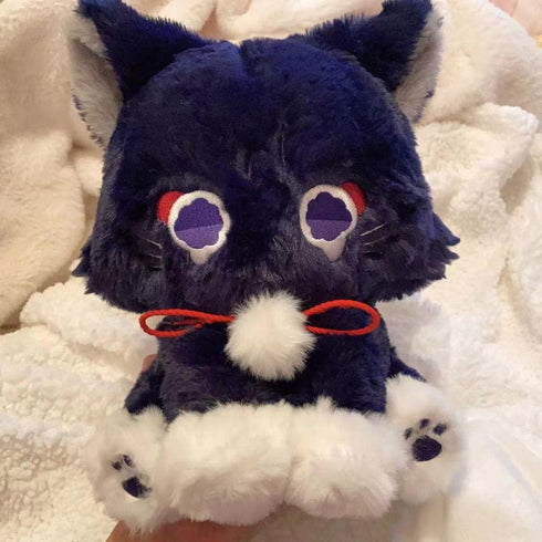 9'' Cat Plush Anime Plush Scaramouche Wanderer Cat Stuffed Animal Cute Soft Stuff plushie Gift for Kids Xmas Gifts...