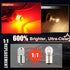 iBrightstar 1157 LED Bulb Red, BAY15D 2057 2357 7528 LED Brake Light Bulbs Super Bright for Rear Brake Lights and Tail Lights, 2 Pack...