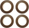 Transun Moo 4 Rolls 1/2 Inch Floral Tapes Florist Wraps for Bouquet Stem and Flowers Making Craft Projects (30 Yards, Brown)...