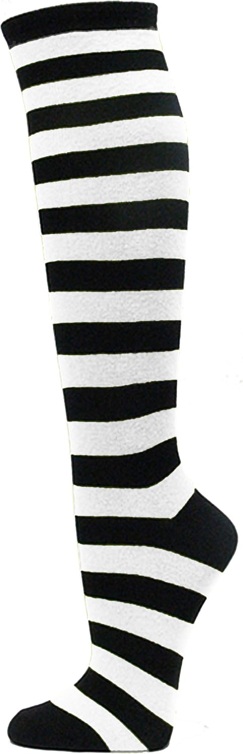 1/2" Stripe Fashion/Costume Knee High Socks, 1 PAIR...