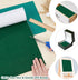 BENECREAT 15.7x78.7 Green Self-Adhesive Felt Fabric Shelf Liner for DIY Costume Making, St. Patrick Decorations, Jewelry Drawer Box Fabric Peel St...
