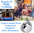 Kitchen Timer, Chef Cooking Timer Clock with Loud Alarm, No Batteries Required, 100% Mechanical - Magnetic Backing, Exquisite Stainless Steel Body...