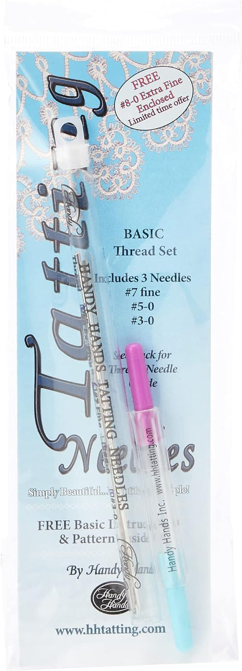 Handy Hands 3-Piece Tatting Needles Set for Thread,Gray...