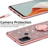 B-wishy for OnePlus Nord N100 Phone Case with Stylus Pen, Luxury Glitter Sparkles Cute Silicone TPU Case for Women Girls with Kickstand, Bling Rhi...