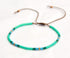 Anklet for Women, Unique Beaded Anklet, Native American Style, Green Turquoise Colorful Boho Hippie Beach Waterproof Anklet, Handmade by Tribes...