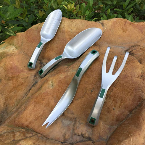 One-Piece Aluminum Gardening Weed Tools, Hand Garden Weeder Tool, Ergonomic Handle Best Weeding Tool, Weed Pull Tool with Serrated Edge, Grass Rem...