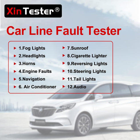 Automotive Test Light, 0.8-100V DC Car Circuit Tester Vehicle Voltage Resistance Detector Pen with LCD Backlight Display, Flashlight, Electrical S...