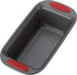 Rachael Ray 47962 Yum-o! Bakeware Oven Lovin' Nonstick Loaf Pan, 9-Inch by 5-Inch Steel Pan, Gray with Red Handles...