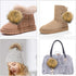 12 Pieces Faux Fur Pom Pom Balls Fur Fluffy with Elastic Loop for Hats Shoes Scarves Gloves Scarves Bag Key Chain Charms Accessories (Faux Mink Fu...